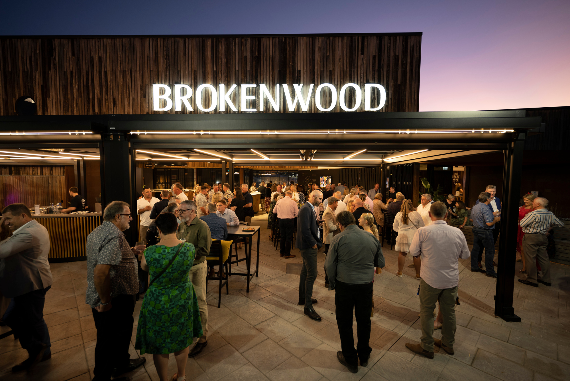 outdoor function venue in Brokenwood