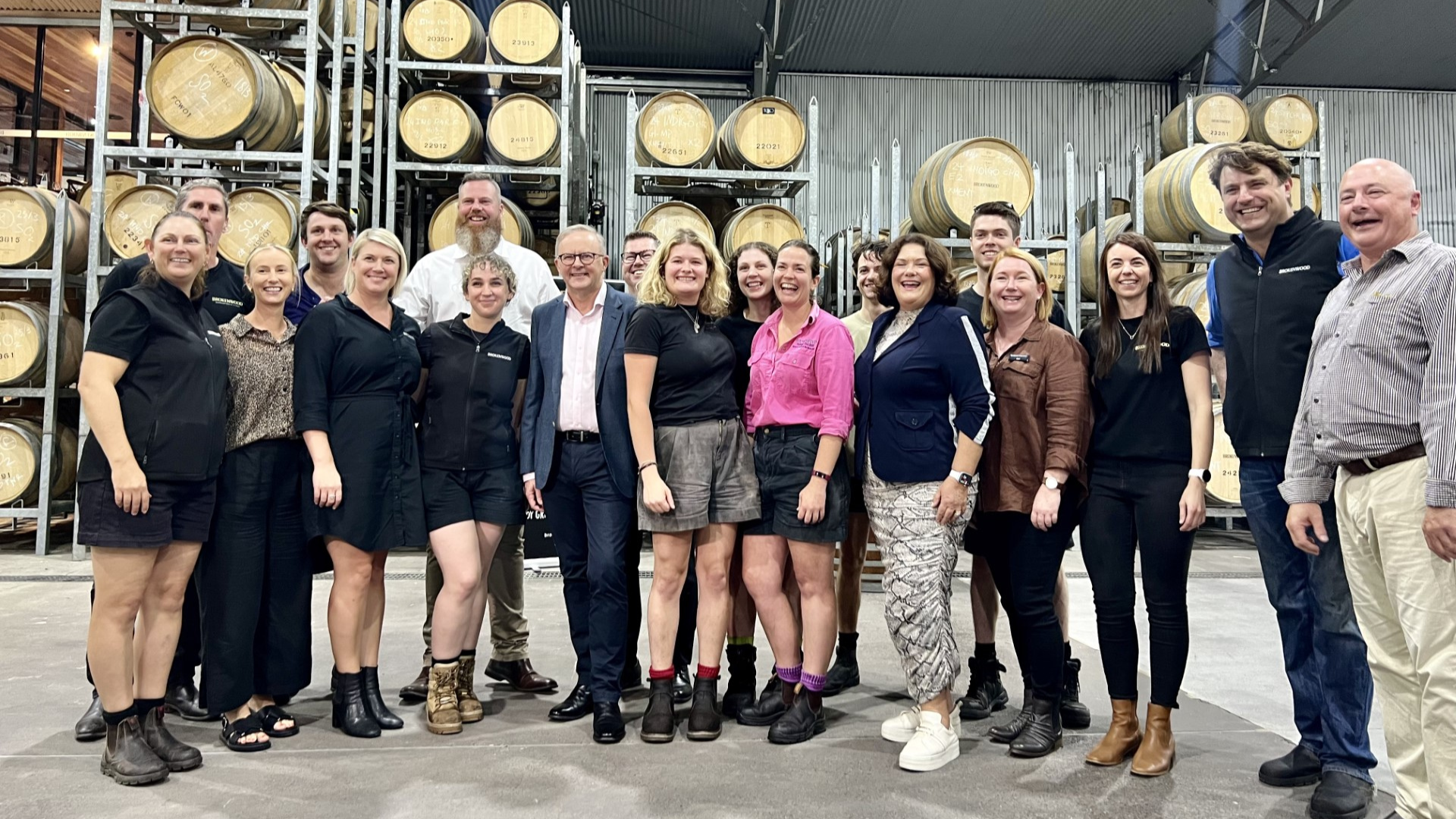 Prime Minister visits Brokenwood Hunter Valley